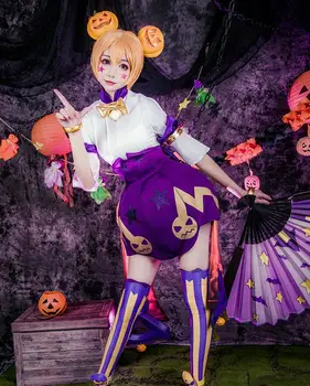 

Game King Of Glory XiaoQiao Cosplay Costume Halloween Pumpkin Cosplay for Women Costume