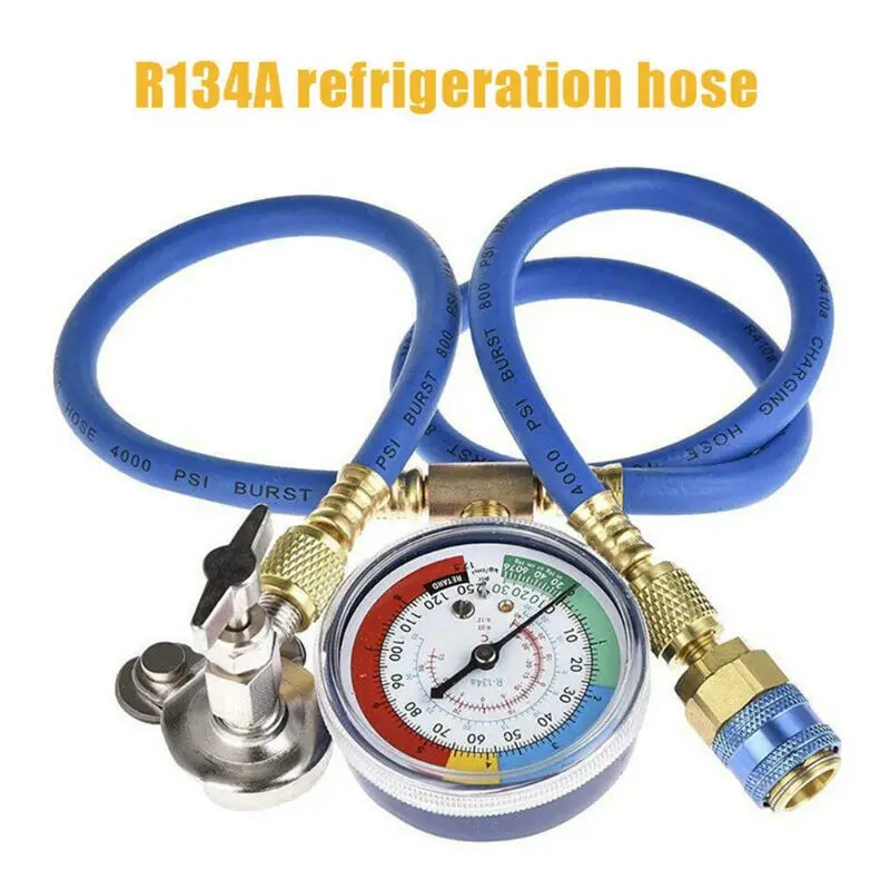 

A/C R134 A Refrigerant Recharger Hose Low Pressure Car Air Conditioning detection Gauge General purpose