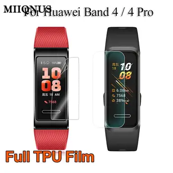 

For Huawei Band 4 4 Pro Smart Watch HD Clear Soft TPU Hydrogel Protective Film Screen Protectors Full Cover Not Tempered Glass