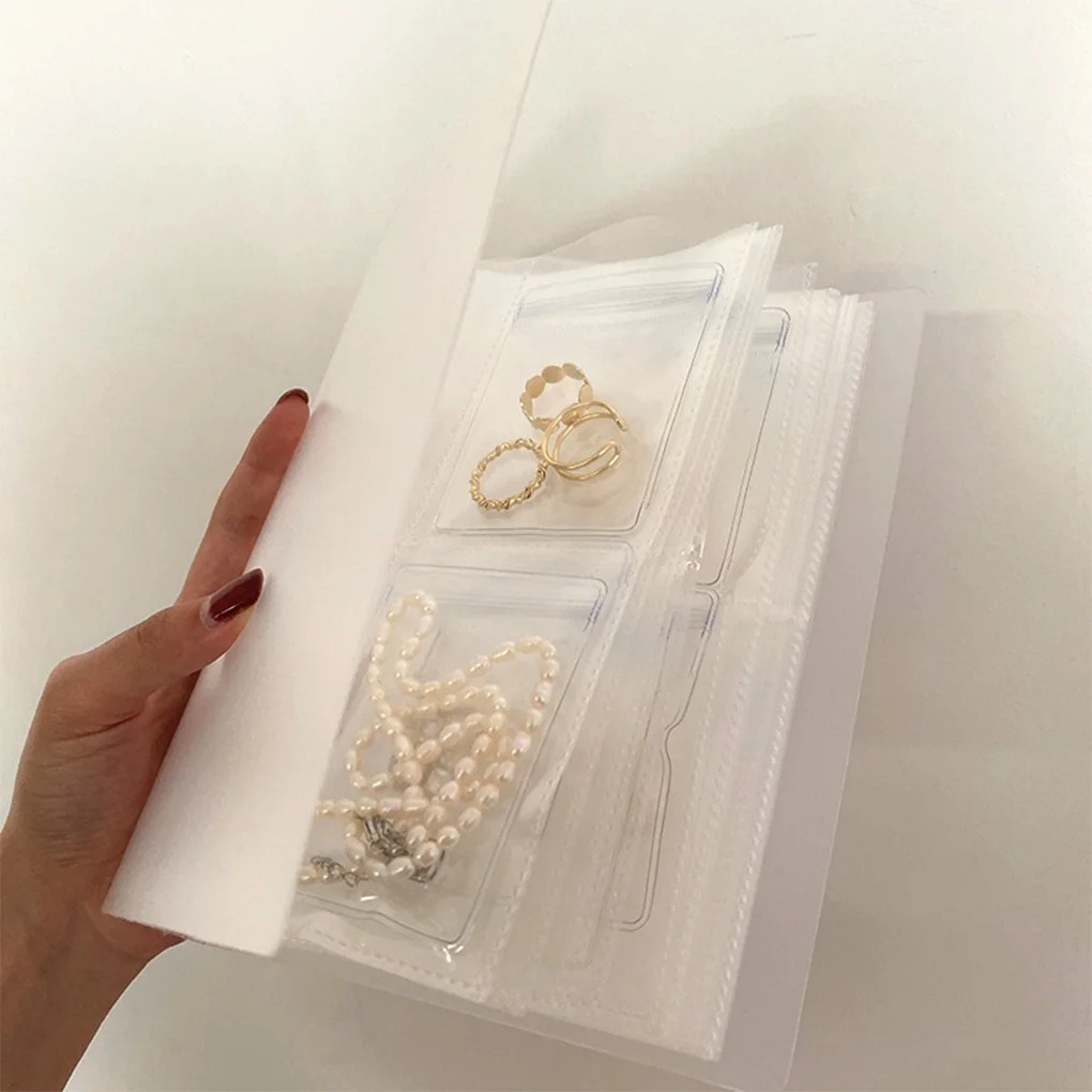 Plastic Jewelry Ziplock Bag Plastic Storage Book Jewelry Packaging