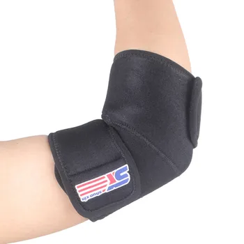 

1 pcs adjustable velcro football basketball volleyball Elbow protector support sleeve pads brace crash proof