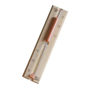 

Sand Timer Bathroom Wooden Desktop Office Hourglass Tool Multi Purpose Gift Sauna Decoration Home Accessories Craft