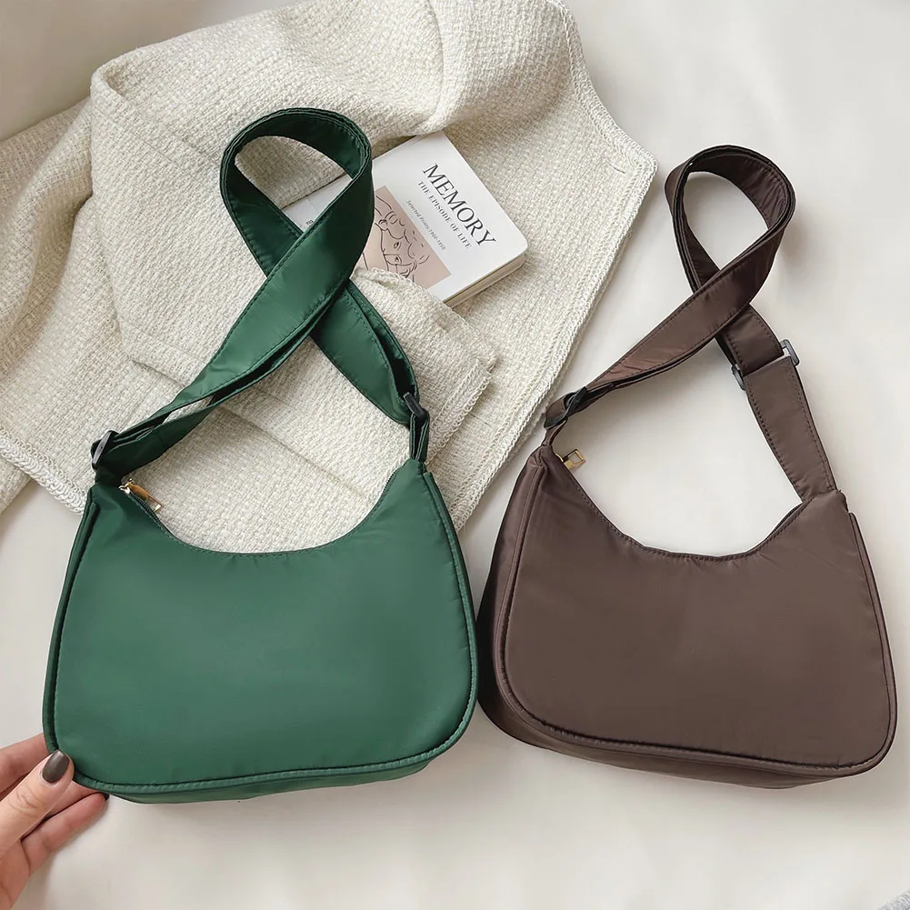 Casual Nylon Hobo Crossbody, Crossbody Nylon Bags Women