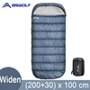 BSWolf Large Camping Sleeping bag lightweight 3 season loose widen bag long size for Adult rest Hiking fishing