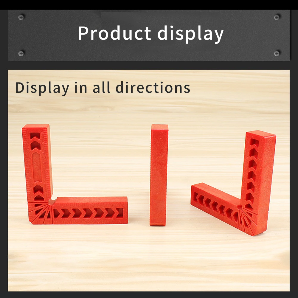 Пластиковая линейка под прямым углом 90 градусов 3 дюйма 4 дюйма 6 дюймов деревообрабатывающий инструмент дополнительный локатор угловой держатель детали ручного инструмента