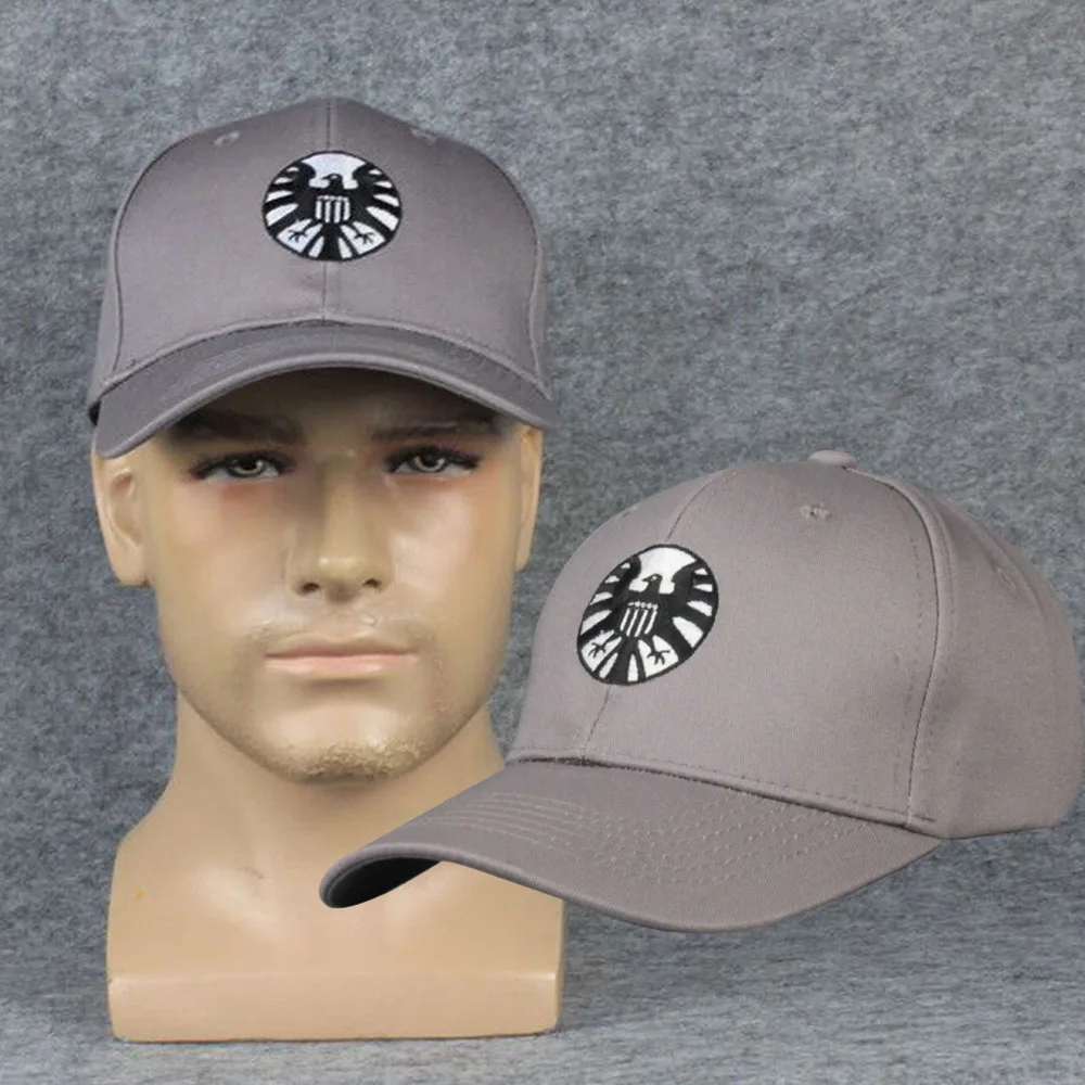 Captain Marvel Caps Carol Danvers the Shield Basdball Cap Unisex Adjustable Hip Hop Sun Hat Cosplay Costume Props