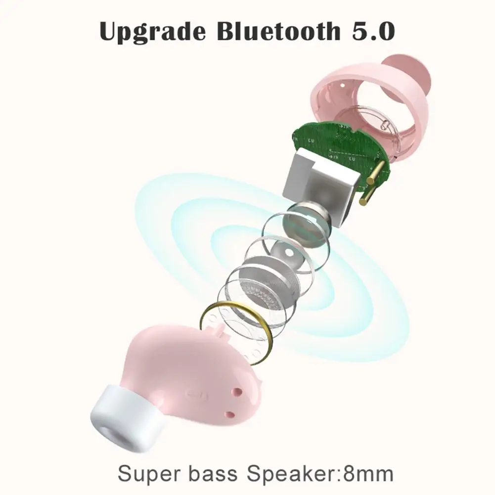 TW70 Bluetooth 5,0 наушники Binual HD вызов беспроводные Bluetooth наушники стерео Спортивная гарнитура с микрофоном зарядное устройство коробка