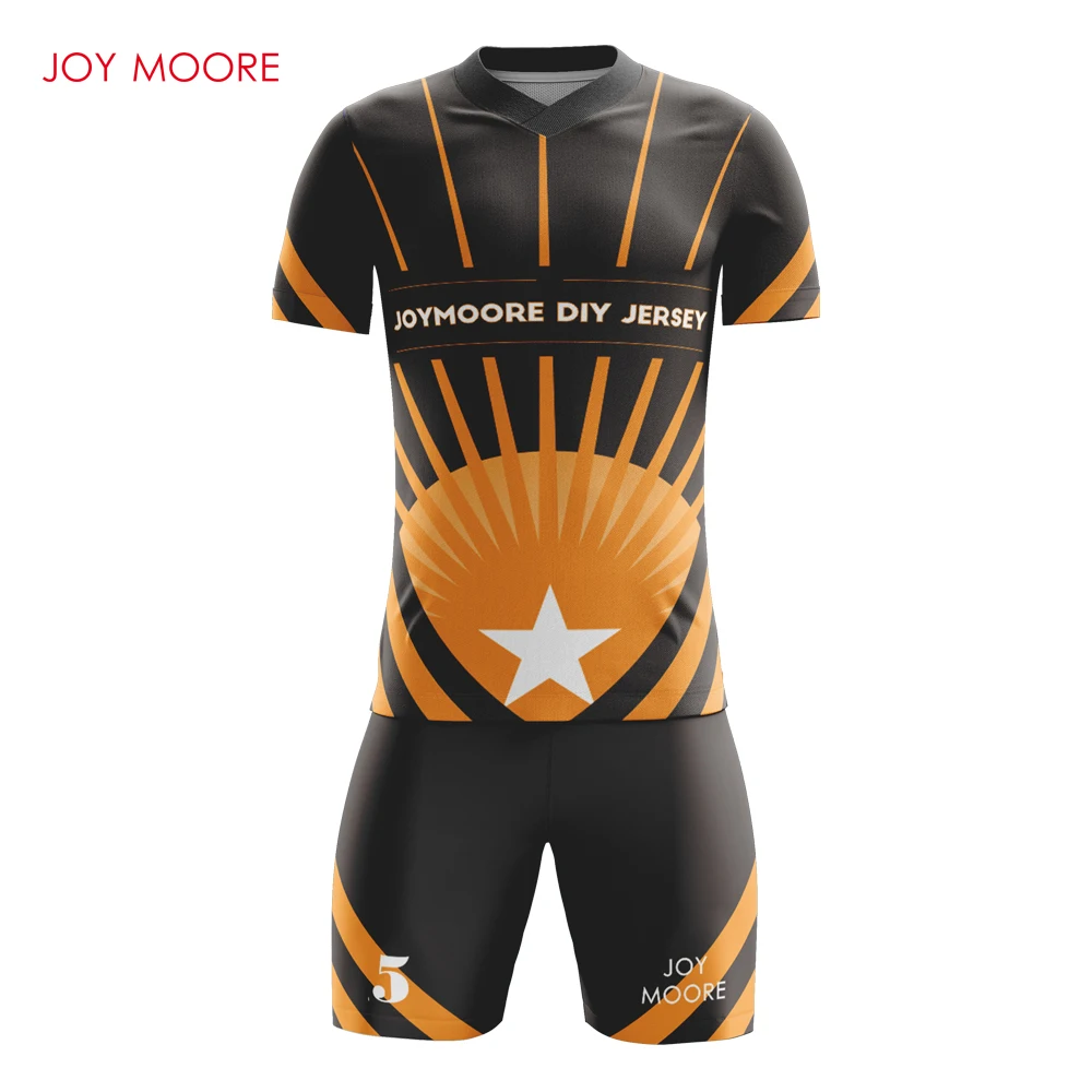 Custom Retro Soccer Jersey Sublimation Print Pattern Make Football