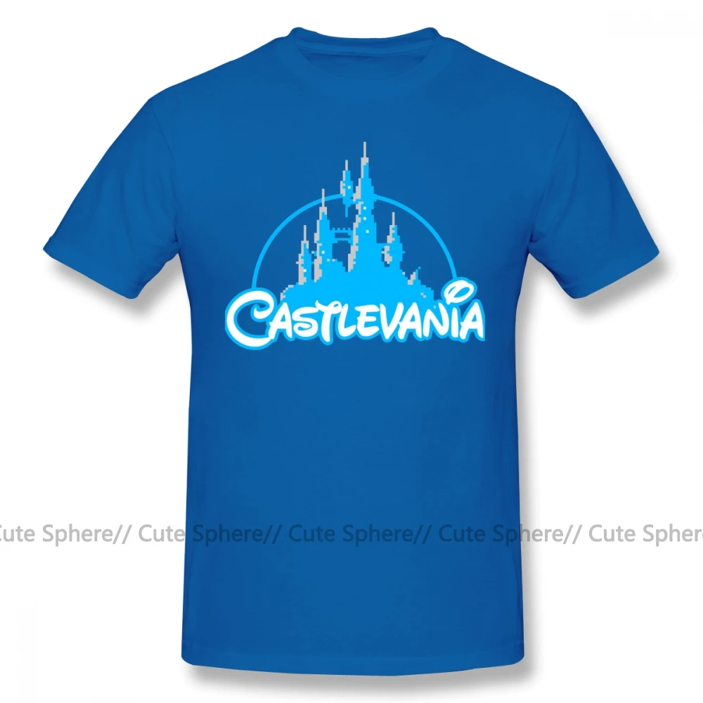 Castlevania футболка Castlevania 4xl Рубашка с короткими рукавами футболка 100 хлопок модный Забавный принт человек футболка - Цвет: Blue