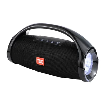 

New Bluetooth 4.2 Wireless Speaker Wireless Card Speaker Portable Small Ares LED Flashlight Bluetooth Audio Small Ares Subwoofer