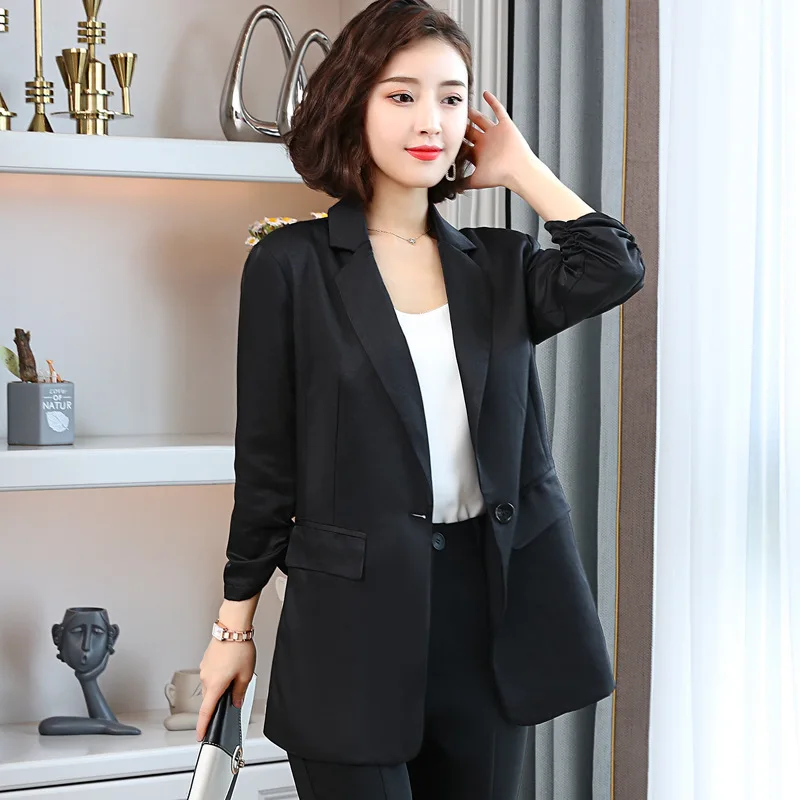 

Small Suit Women's 2019 Spring And Autumn New Style Korean-style Simple Slim Fit Elegant Wear Leisure Suit Coat Short