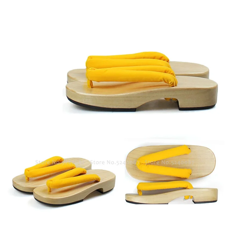 Goede Hatsune Miku Anime Cosplay Sandalen Vrouwen Japanse Aodai Geta Klompen Kamado Nezuko Slippers Houten Schoenen Haori Outdoor Slippers