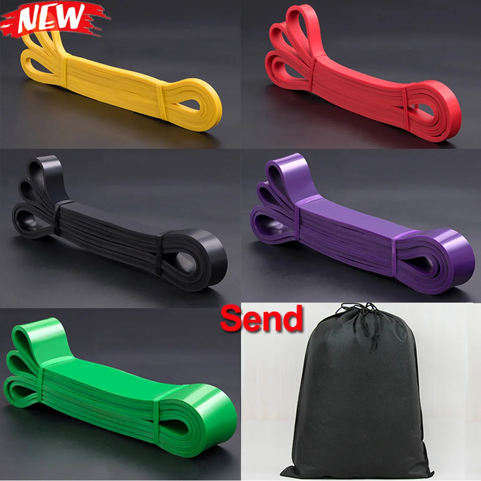 

Natural Letax Resistance Bands For Fitness Sports Elastic Yoga Bands Gum With Bag Gym EquipmenTraining Workout Resistance Bands