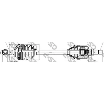 

Drive Assembly Peugeot 406 (8b) GSP art. 245159