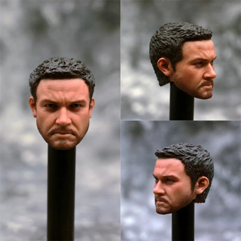 

1/6 The Bourne Identity Jeremy Renner Head Sculpt Model For 12" Figure Toy
