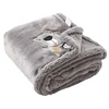 Baby Blankets Newborn Double-deck Warm Flannel Blanket Stroller Coral Fleece Manta Bebe Baby Products New born Baby Swaddle Wrap 2