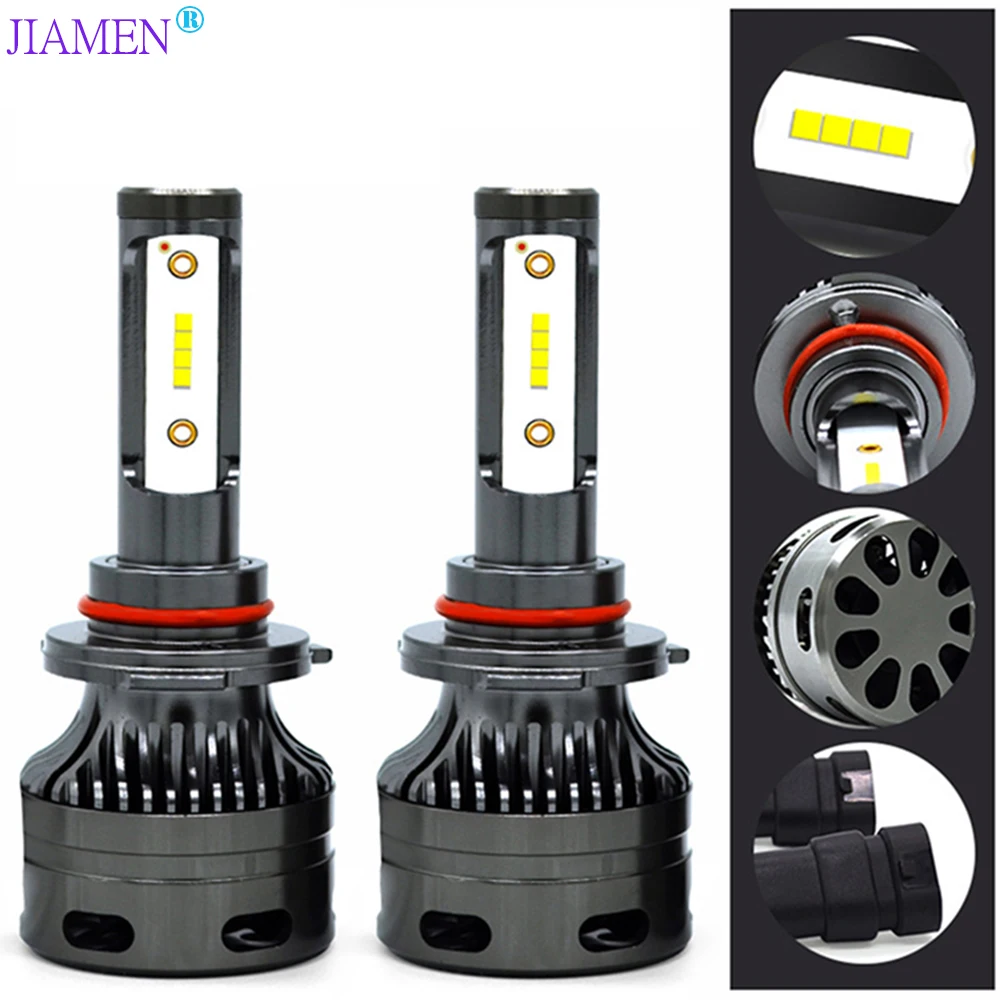 

2pcs H4 LED H1 H7 H11 Car Led 9005 9006 CSP Headlight Bulbs Hi-Lo Beam 12V/24V 72W 10000LM Fog Light Bulbs Auto Headlamp Lamps