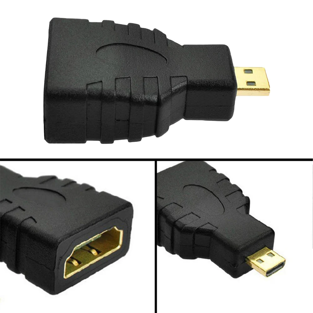 

Gold-Plated 1080P Mini Male HDMI To Standard HDMI Female Extension Adapter Female To Male F-M Transfer Interface