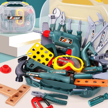 

Children Simulation Repair Tool Set Plastic Pretend Play Toys Early Learning Education toys Creative Toy For Boys Birthday Gift