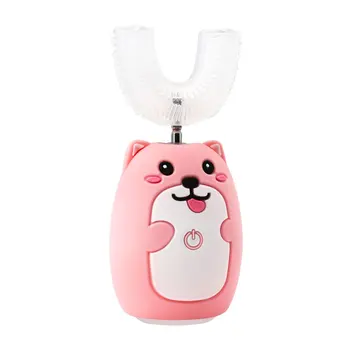 

360 Degrees Intelligent Automatic Sonic Children's Electric Toothbrush U Type 3 Modes Tooth Brush USB Charging