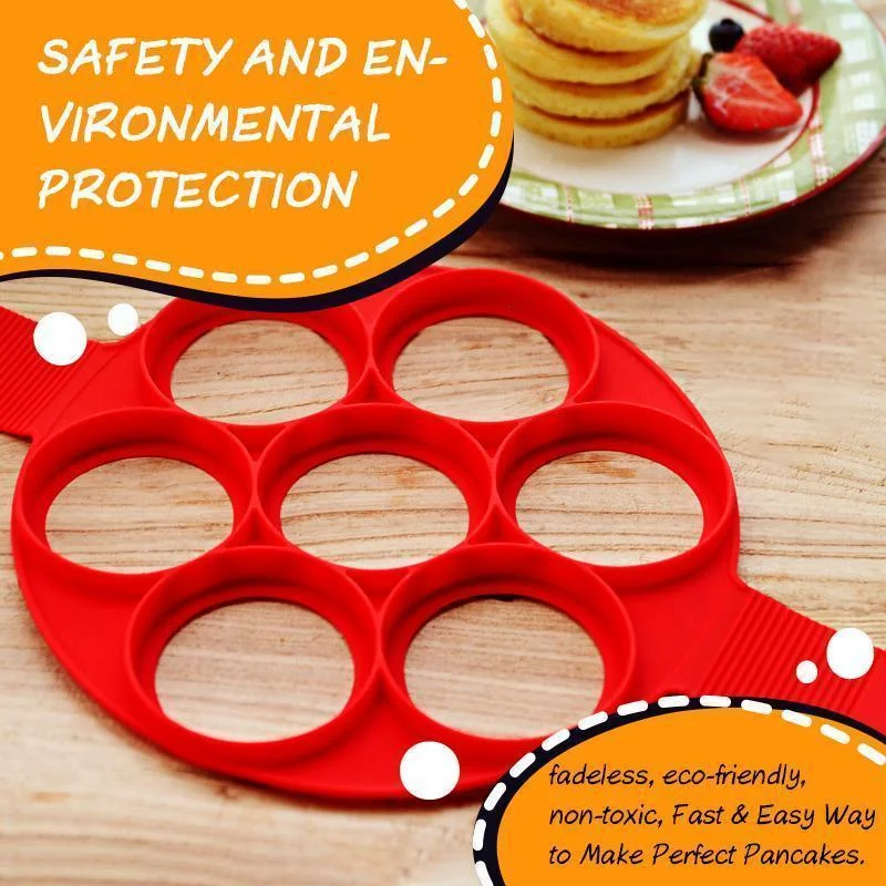 Moule à PANCAKE en silicone - 5 formes amusantes