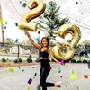 1pc 40inch Rose Gold Silver Aluminium Foil Number Balloons 0-9 Birthday Wedding Engagement Party Decor Globos Kids Ball Supplies ► Photo 1/6