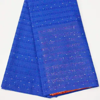 

Royal Blue Polish Lace Fabric High Quality For Men Swiss Voile Lace In Switzerland Nigerian Eyelet Dry Voile Lace Material DG414