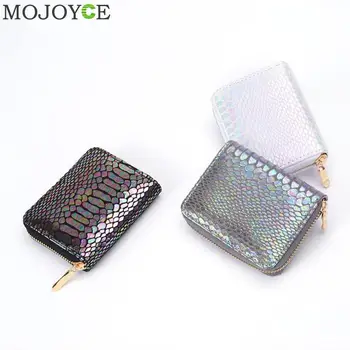 

Fashion PU Leather Clutch Women Short Coin Purse Serpentine Money Bag Zipper Wallet Card Holder