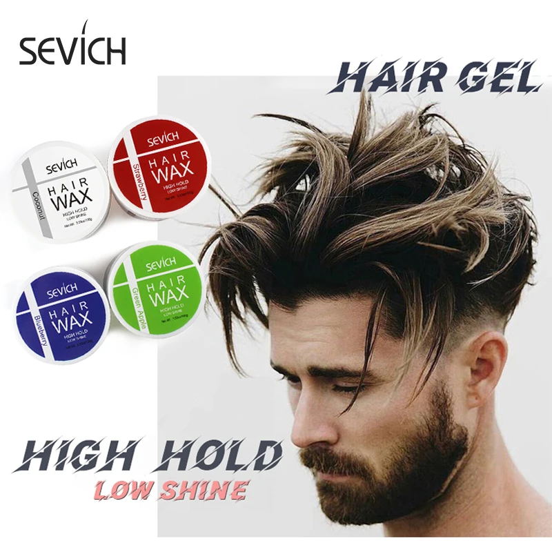 Sevich Fashion 100 г крепкий удерживающий гель для волос воск мужчин длительный контроль за краями продукты укладки