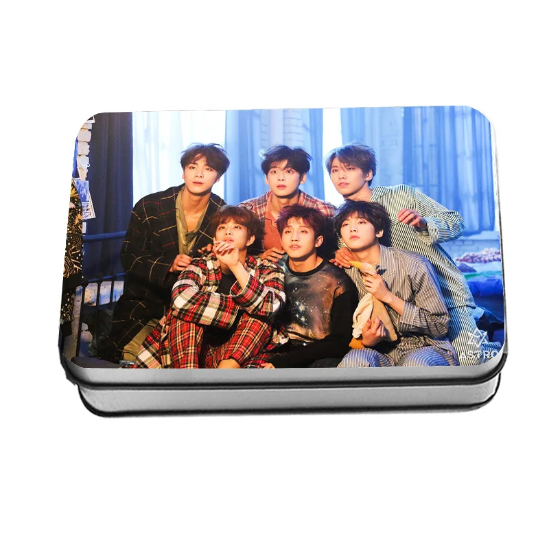 

Kpop ASTRO Fifth Mini Album <DREAM PART.02> Polaroid Photo Lomo Card K-POP ASTRO Fans Gifts Metal Box 40Pcs/Box Drop Shipping