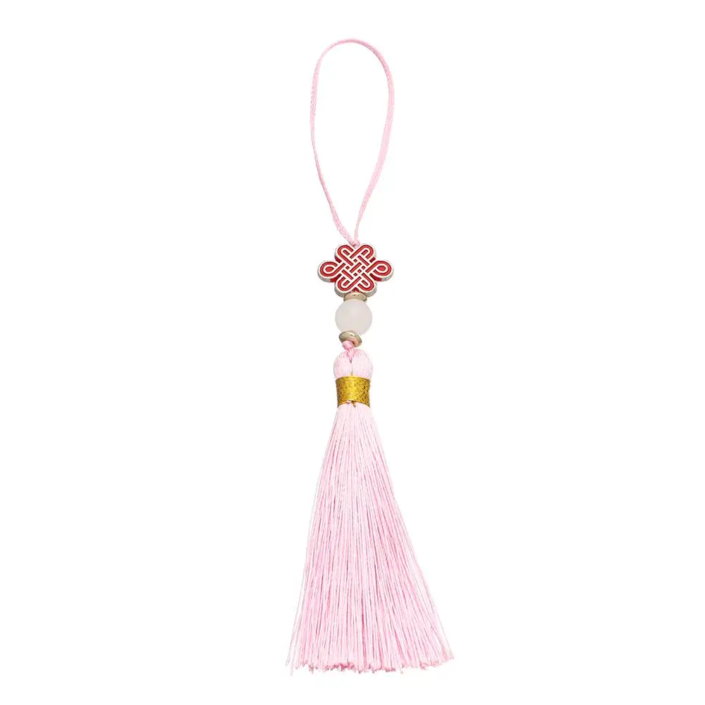 Chinese Style Tassel Hanging Decoration - 14 cm Knot Pendant for Clothing & Accessories