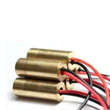 Cabezal láser de 10 piezas, 9MM, tubo láser de diodo, 3V, 30ma, 5mw, punto rojo (dashes)