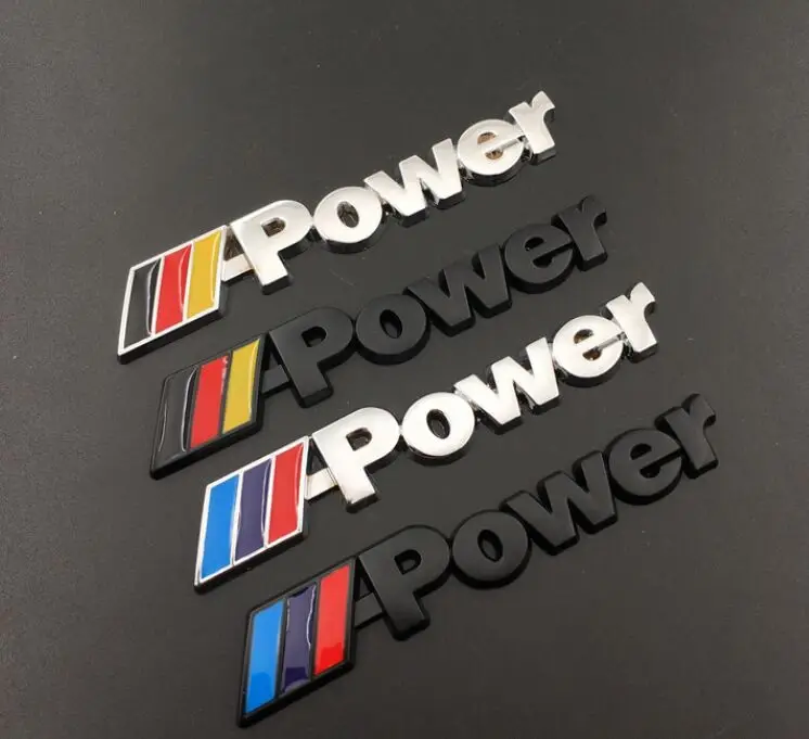 Автомобильный Стайлинг M Power Performance металлический значок наклейка для BMW E46 E90 E60 F10