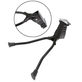 

Mountain Bike Rear Parking Rack MTB Iron Stable Double Legs Mount Stand Bike Cycling Kickstand Kick Stand