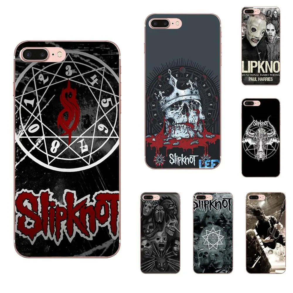 Американский Slipknot для Galaxy Grand A3 A5 A7 A8 A9 A9S On5 On7 Plus Pro Star 2015 2016 2017 2018 прозрачный мягкий