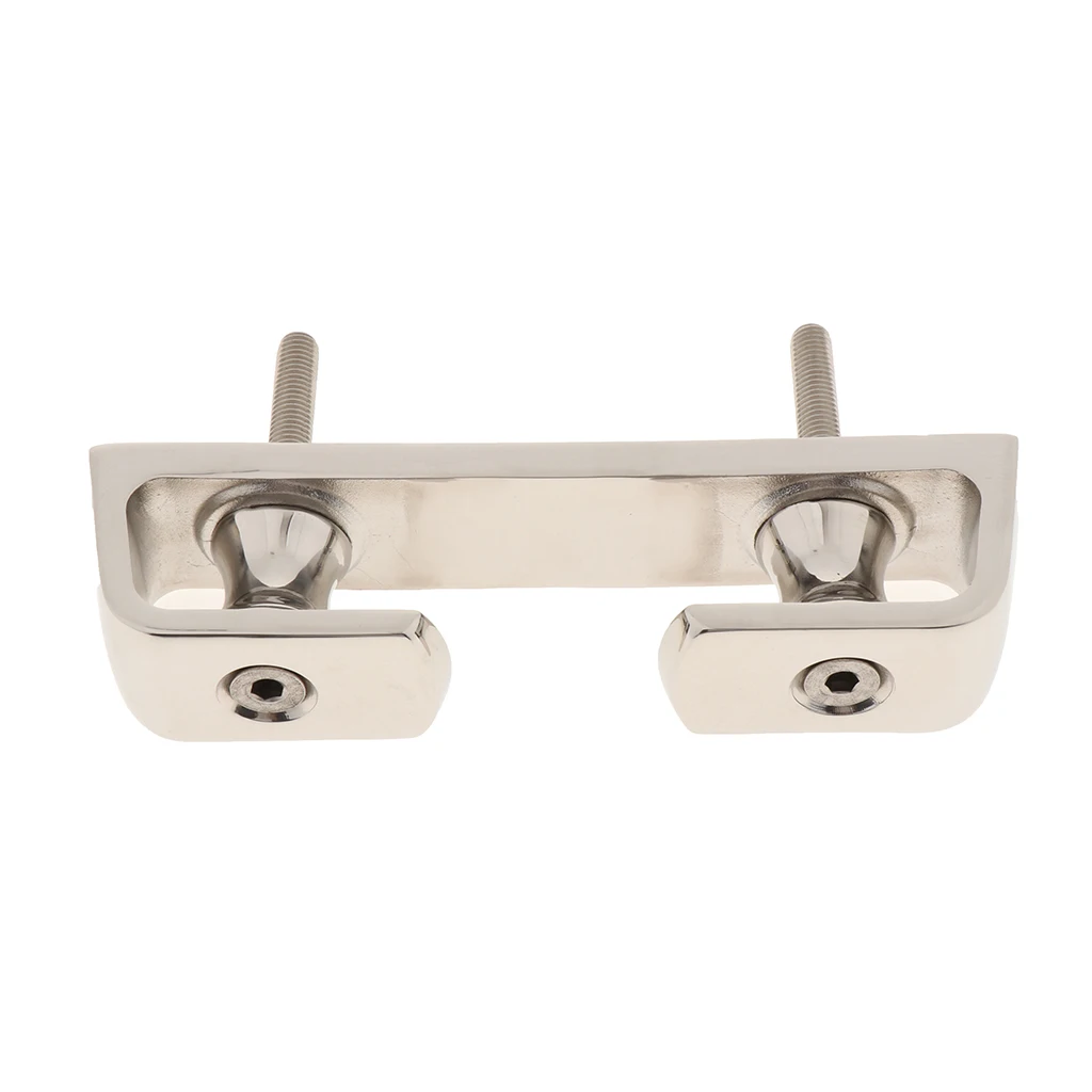 

2 Set Marine Grade 316 Stainless Steel Bow Chocks Cleat with Mounting Hardware for Boats Marine Yacht, 8 Inch