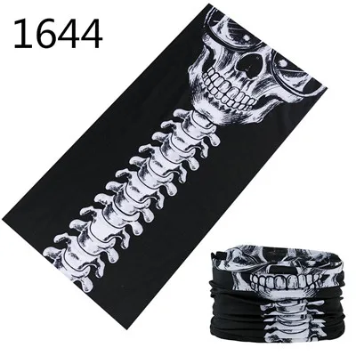 mens blanket scarf 2021 Latest Fashional Skull Polyester Microfiber Magic Tube Headwears Skeleton Multi Purpose Seamless Bandanas Headband mens grey scarf Scarves