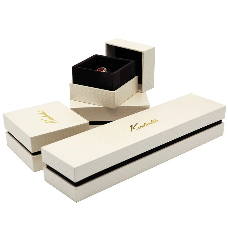 

Creative Tiandigai Ribbon Ring Box Necklace Packaging Box Top Grade Jewlery Box Jewelry Box
