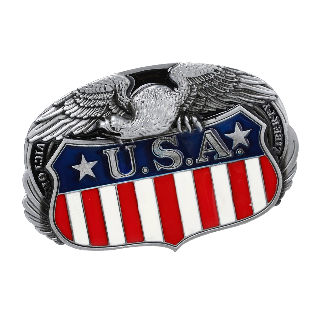 Unique Rodeo Indian USA Flag Belt Buckle Zinc Alloy Western Cowboy Cowgirl Cool Novelty Belt Buckle Jeans Accessory gift