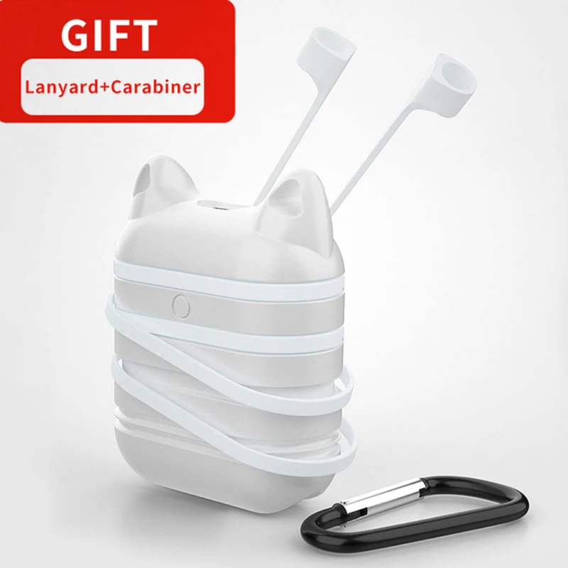 White Essager Мягкий силиконовый чехол для Apple Airpods противоударный чехол для Apple гарнитура для Airpods чехол s Для Air Pods защитный чехол - Цвет: White