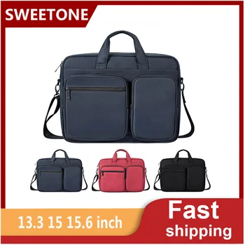 

Business Laptop Bags Sleeve Multipocket Laptops Carrying Case for Men 15.6 Laptop Briefcase Casual Waterproof Nylon Shoulder Bag
