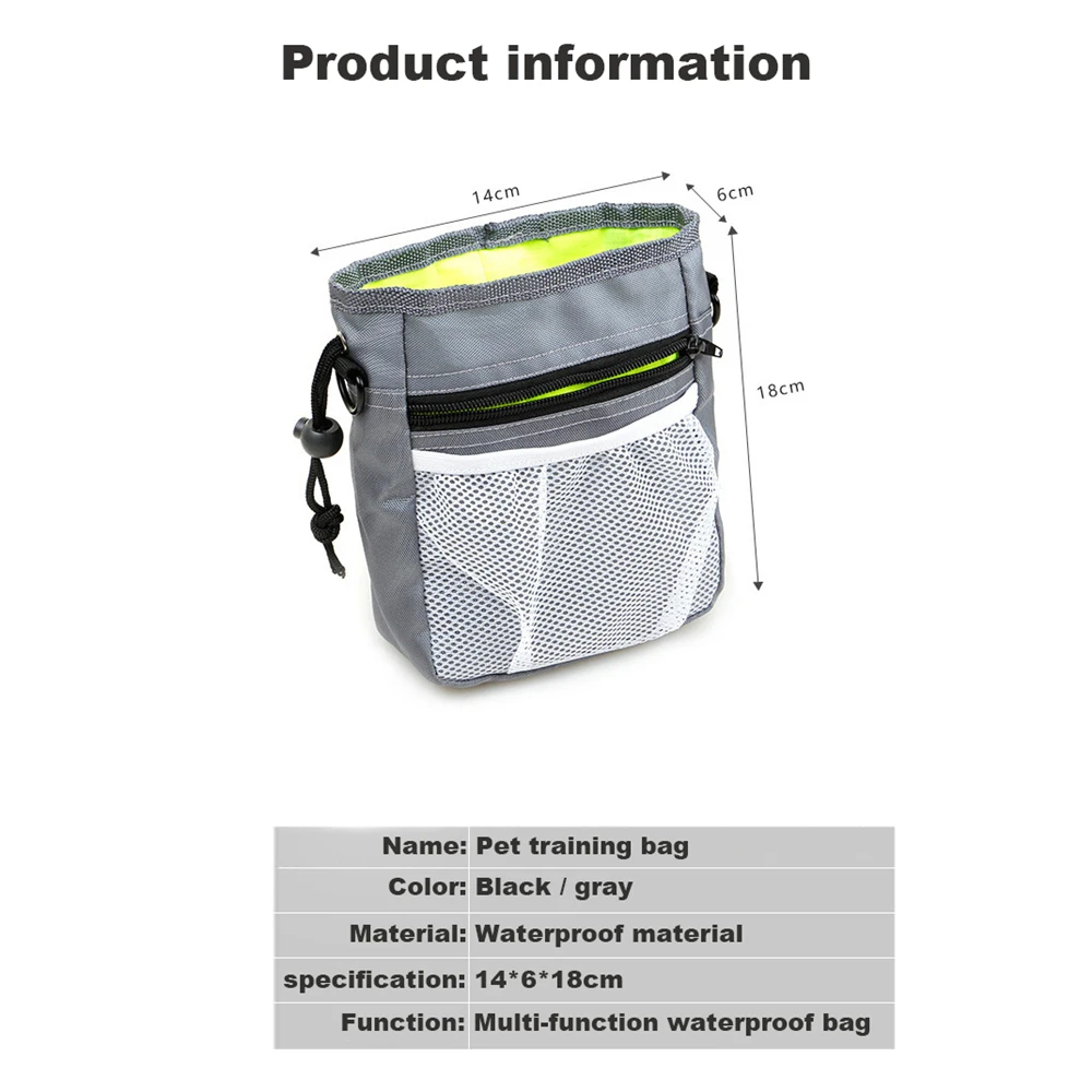 Многофункциональный водонепроницаемый Оксфорд Pet тренировочный карман для собак профессиональные упражнения Снэк поясная сумка на молнии для хранения одежды резистан