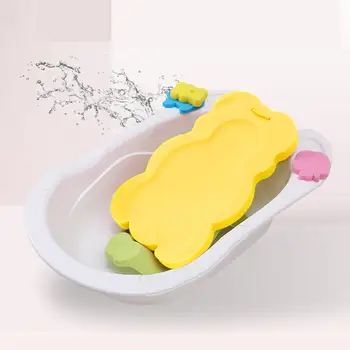 

Anti-slip Sponge Foam Pad Baby Bath Tub Bathing Pad Newborn Infant Shower Baby Care Holder Bath Cushion For Babies Supplies