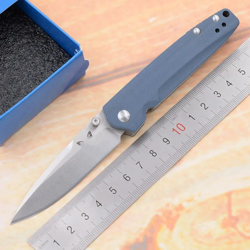 

JUFULE 2019 485 D2 steel Blade G10 handle Copper washer folding Fruit Utility camping Pocket Survival hunting EDC Tool knife