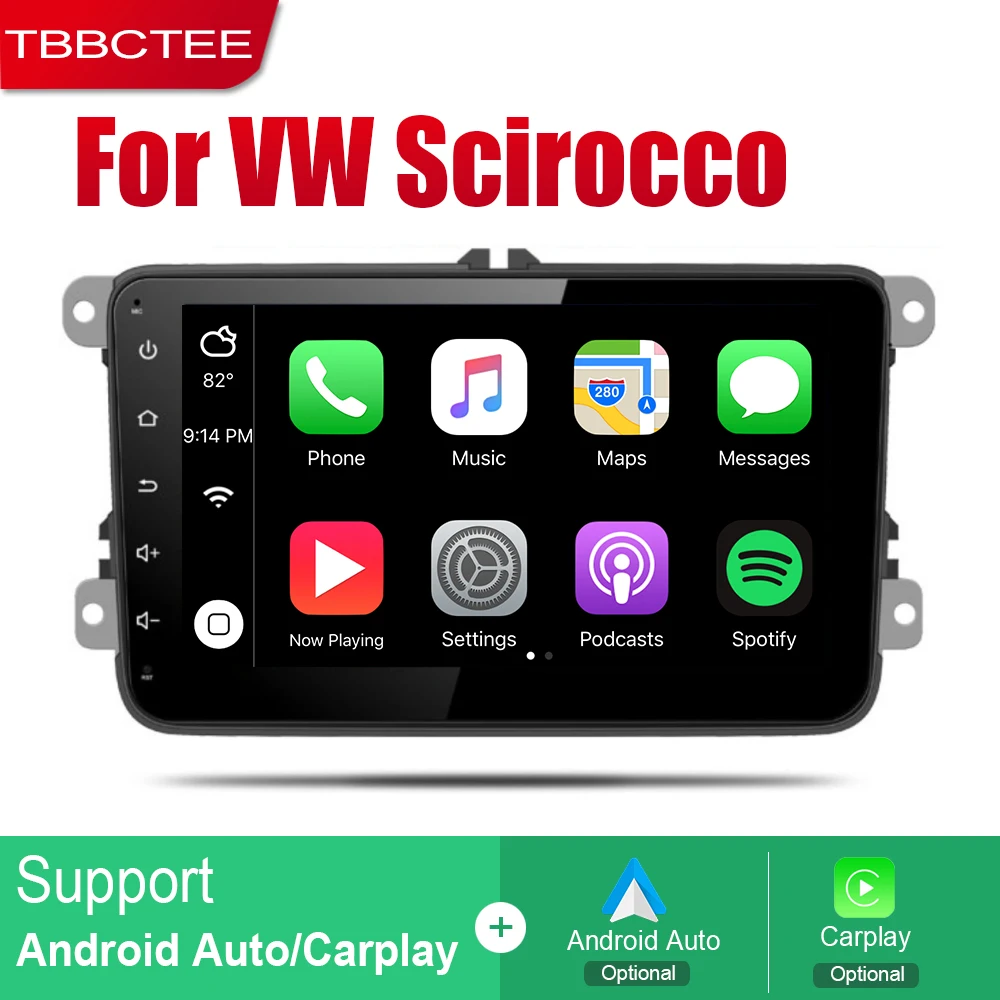 TBBCTEE Android 2 Din Авто радио для Volkswagen VW Scirocco 2008~ автомобильный мультимедийный плеер gps навигационная система Радио стерео