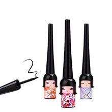 Lucky Doll жидкая подводка для глаз водостойкая быстросохнущая Косметическая подводка для глаз карандаш маркер карандаш макияж глаза Косметическая Черная Подводка для глаз