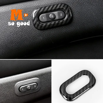 

2014 15 16 2017 For Jeep Grand Cherokee Car ABS Carbon fiber Seat memory button Cover Trims Car interior Accessories Sticker