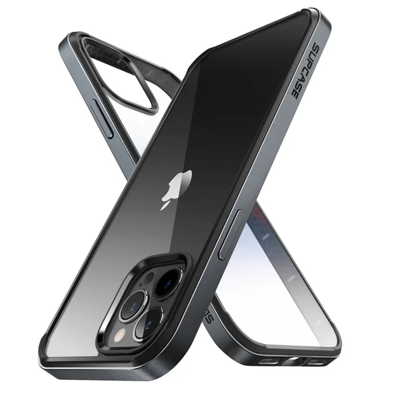 case iphone 12 pro max SUPCASE For iPhone 12 Pro Max Case 6.7 inch (2020) UB Edge Slim Frame Case Cover with TPU Inner Bumper & Transparent Back iphone 12 pro max wallet case