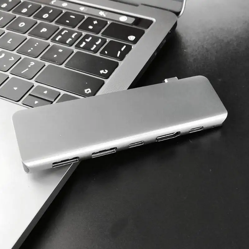 5в1 тип-c штекер до 5 Гбит/с 2 USB3.0/4 к HD HDMI/2 USB-C PD женский USB-C концентратор тип-c конвертер тип-c док-станция расширение порта