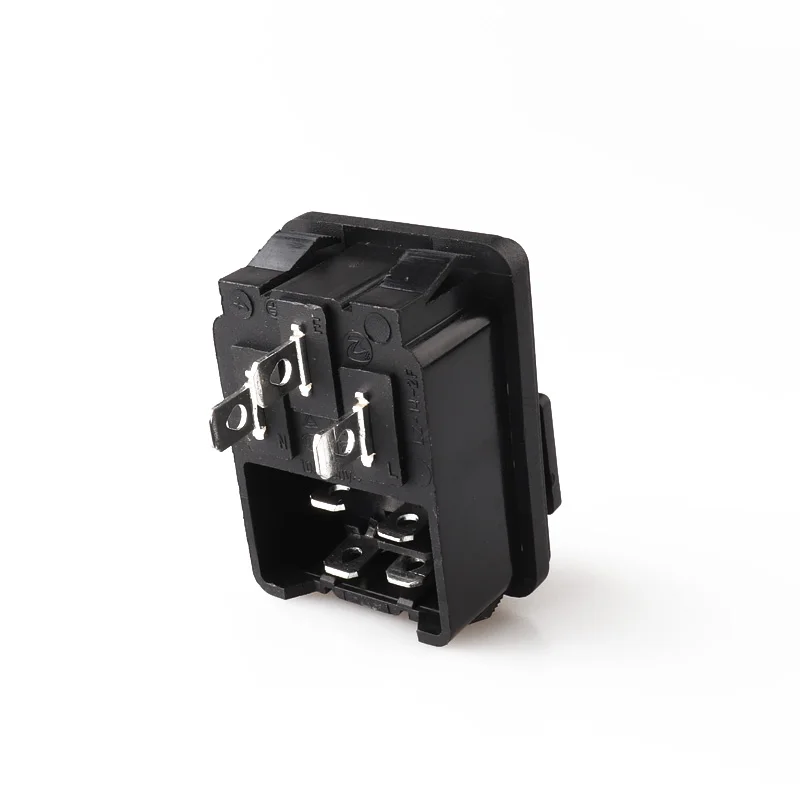2 pin red rocker switch без светильник AC вход розетка разъем питания адаптер